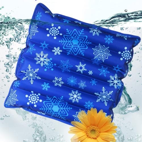 AstonAndia Water Cooling Seat Cushion For Office Chair & Car Seat Cushion,Soft Summer Ice Water Pad For Home Use,Blue
