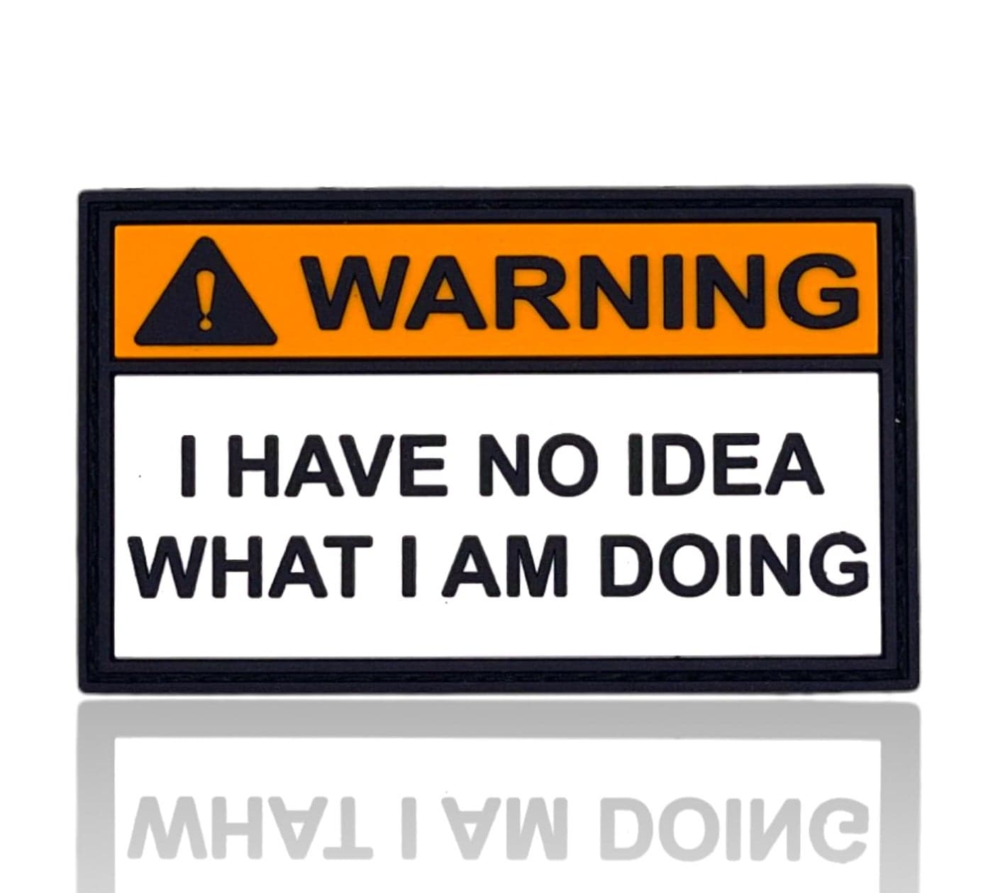 Funny Patches for Backpacks Warning I Have No Idea What I Am Doing Morale Patches Meme Patches for Tactical Vest Dog Harness Hard Hat Gym Bag Lineman Electrician Construction Worker Gifts