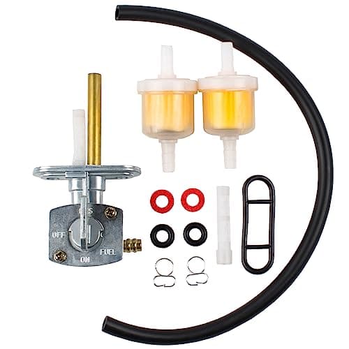 Gmailmall Fuel Valve Petcock Shut Off Tank Switch for Yamaha PW80 TTR125 225 230 250 YFS200 YFM250 YFM350 YFM400 YFM660 DRZ400 XT250350 Big Bear 250 350 400 Warrior 350 Kawasaki Suzuki Quadsport 400