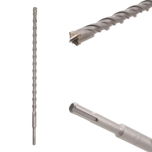 TAPARIA 6mm Cross Point Tip SDS Plus Hammer Drill Bit for Concrete/Masonry Drilling (HDC 6210, 6x150x210 mm, Pack of 2)-Home, DIY, Professional, Construction, Brick, Wall-Drilling