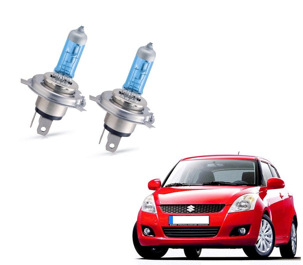 Auto Pearl H4 Ultra High Beam Halogen Head Lamp Bulb Compatible with- Swift Type 2 (Set of 2)