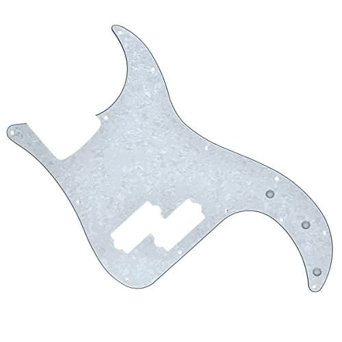 KAISH 13 Hole P Bass Style Pickguard PB Scratch Plate Bass Pickguard for USA/Mexico Precision P Bass White Pearl