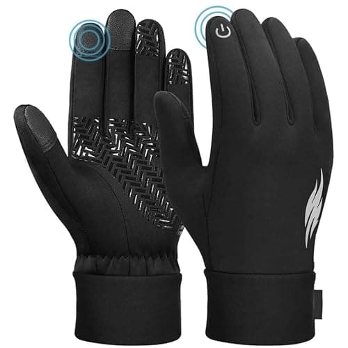 Tomorrow Winter Gloves for Men and Women, Touchscreen Gloves, Cold Weather Gloves, Thermal Gloves, Gloves for Cycling, Driving, and Running, Windproof Gloves