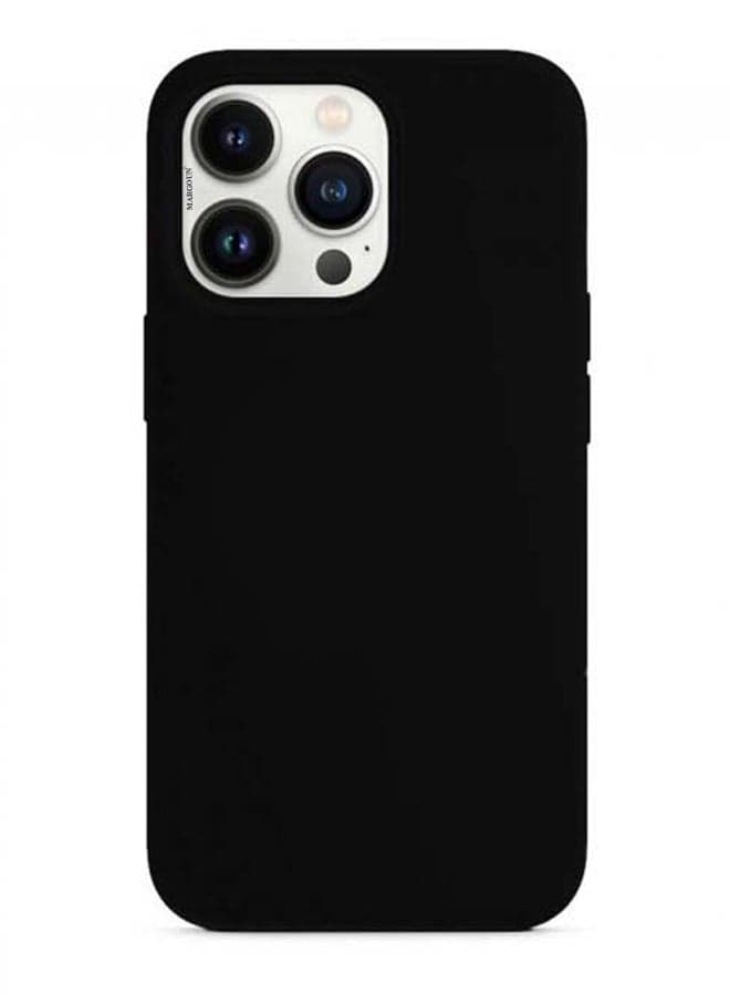 Protective Silicone Case Cover For iPhone 13 Pro Max (6.7 inch) Black Black