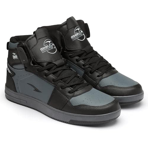 ASIAN Carnival-13 High Top Casual Chunky Fashion Sneakers,Dancing Shoes Basketball Shoes with Rubber Outsole for Boys,UK 10