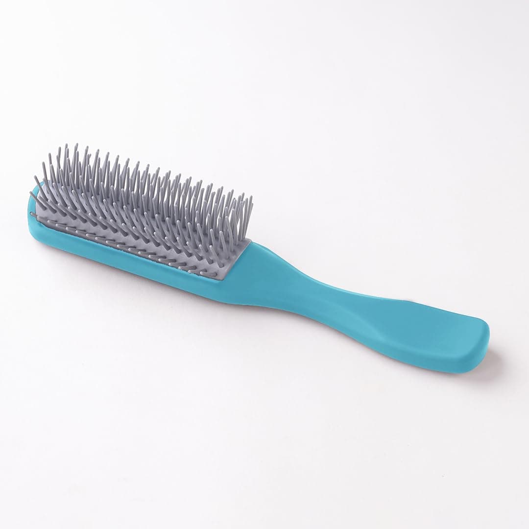 Hair Styling Brush Curl Defining Hair Brush for Thick Curly Wavy Hair Hair Comb Hair Brush for Women Men Hair Care Created by Savio John Pereira Blue