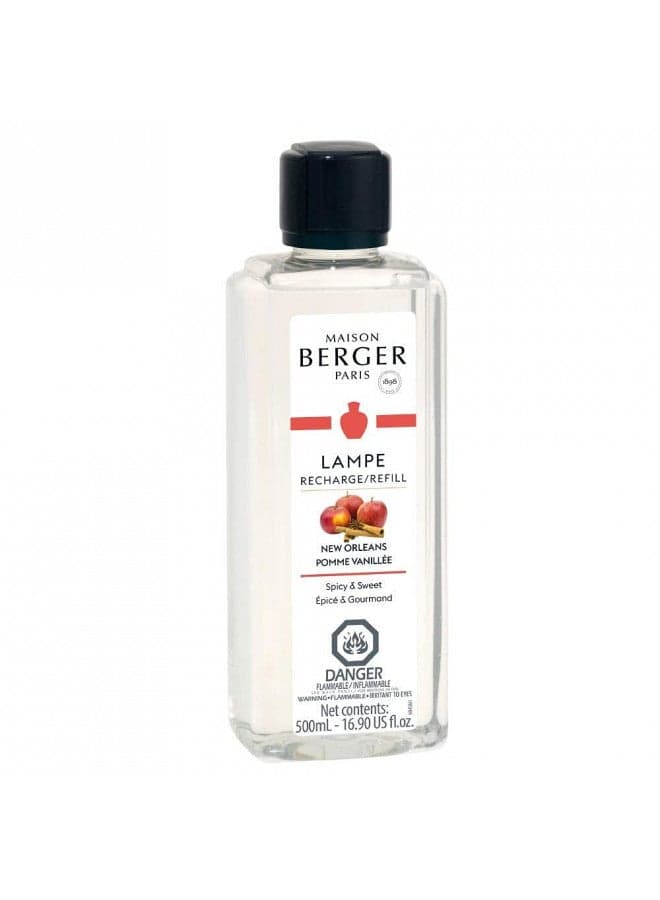 New Orleans | Lampe Berger Fragrance Refill by Maison Berger | for Home Fragrance Oil Diffuser | Purifying and perfuming Your Home | 16.9 Fluid Ounces - 500 milliliters | Made in France