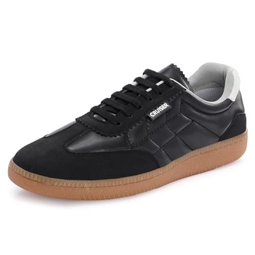 Cruiser Sneaker for Men | Comfort & Style with Soft Cushioned Insole | Trendy Lace-Up Design for Casual Outfits 2608-1