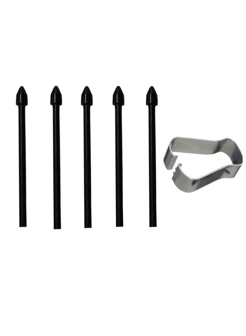5 Pack Touch Stylus S Pen Replacement Tips For Samsung Galaxy Tab S6 Lite S6/S7/S7+/Note 10/Note 20 Black