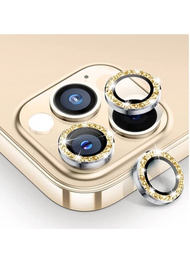 iPhone 13 Pro - iPhone 13 Pro Max Camera Lens Protector, 9H Tempered Glass Camera Cover Screen Protector Metal Individual Ring for iPhone 13Pro 6.1 inch iPhone 13 ProMax 6.7 inch 2021