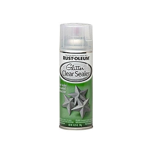 Rust-Oleum 267736 Specialty Glitter Spray, 10.25 Ounce , Clear Sealer