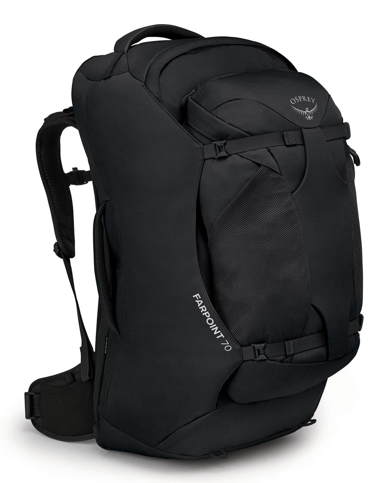 Osprey Farpoint 70L Mens Travel Backpack Black
