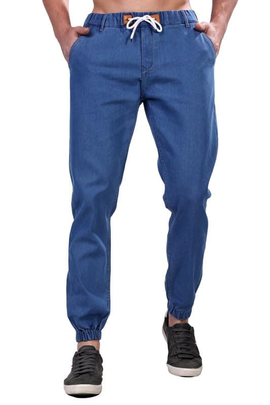 London Hills Men Loose Fit Men's Jeans || Mens Stylish Cotton Loose Fit Denim Cargo || Multi-Pocket Styling Pant||