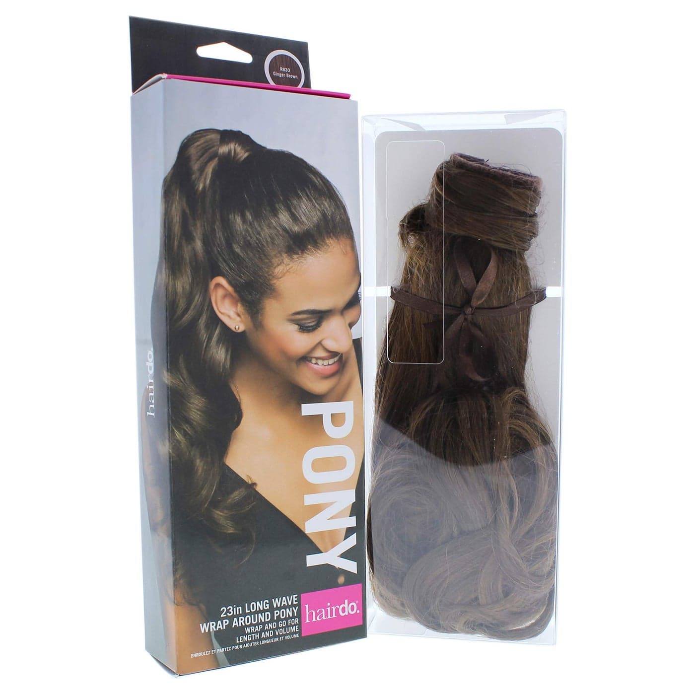Hairdo Wave Wrap Around Pony, R830 Ginger Brown