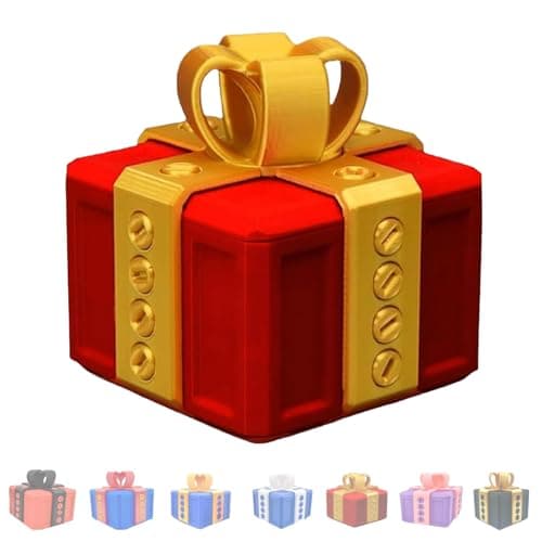 Annoying Gift Box with Screws The Annoying Present Box Prank Screw Boxes Money Gift Boxes Prank Gift Box Funny Money Gift Ideas Novelty 3D Printed Gift Case 8 8cm