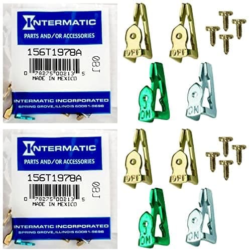 Intermatic 156T1978A Time Switch Tripper Kit Genuine 2Pack Trippers Exclusive Compatibility with T100 T7000 WH40 Series Timers Easy Setup for Precision Time Control