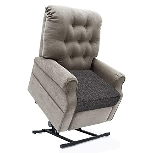 BUYUE Thickened Chair Lifting Cushion for Elderly 20" x 20" x 5", Original Woven Fabric High-Density Foam Recliner Chair Pad Couch Armchair Seat Cushion, Gray