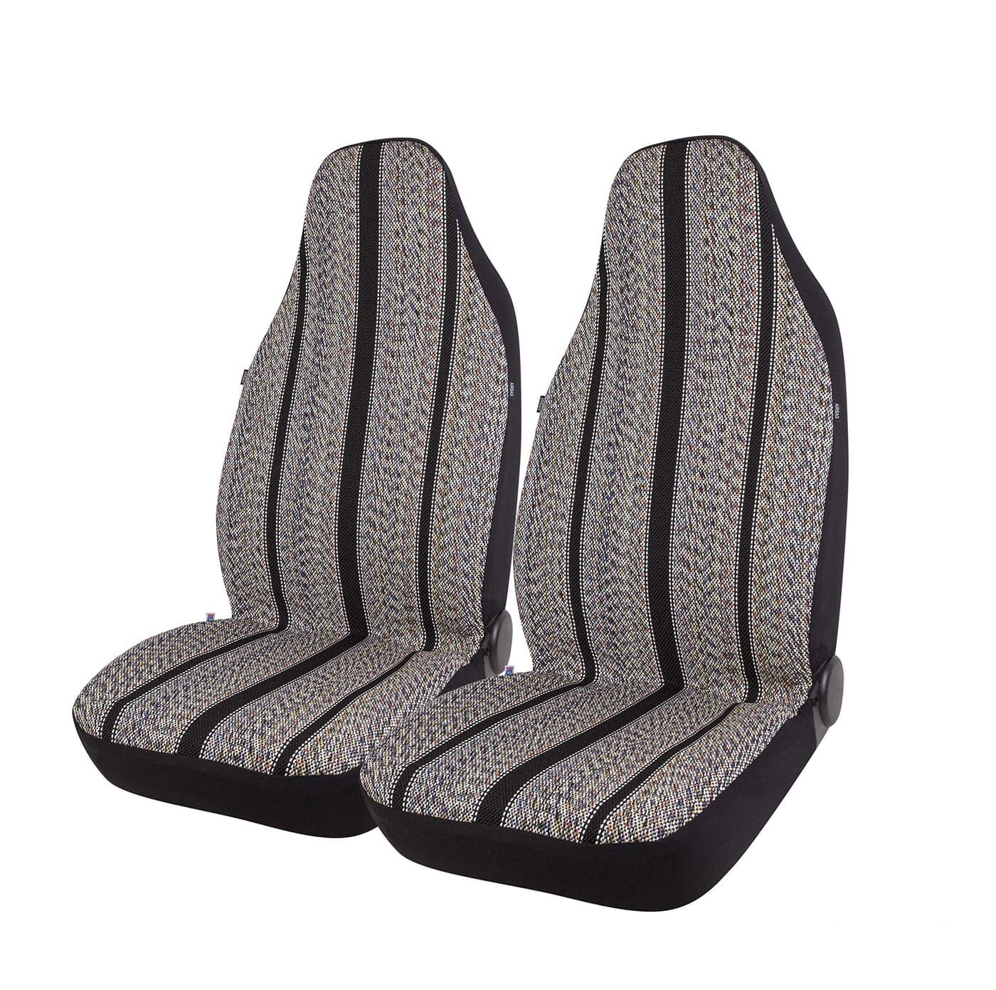 West Coast Auto Baja Blanket Bucket Seat Cover for Car, Truck, Van, SUV - Airbag Compatible (2PCS Black)