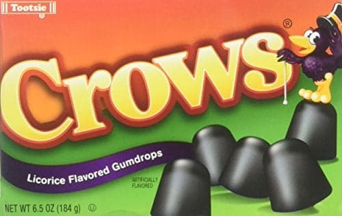 Crows Licorice Flavored Gumdrops Pack of 3 65 oz Theater Boxes