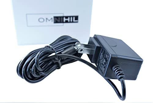 OMNIHIL 8 Feet (Center Negative) AC/DC Power Adapter 9V 1.5A (1500mA) 5.5x2.1millimeters Compatible with Boss RC-505 Loop Station Cord