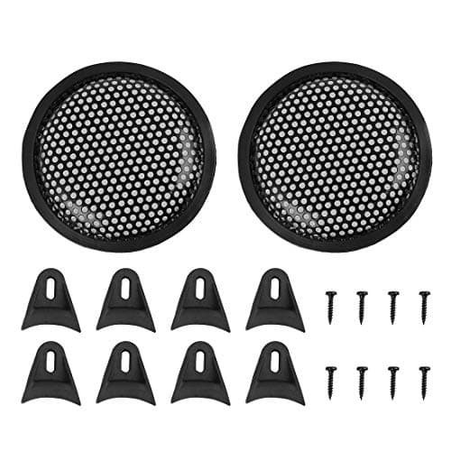 X AUTOHAUX 2pcs 5" Car Speaker Cover Mesh Protector Woofer Subwoofer Grill 5 Inches