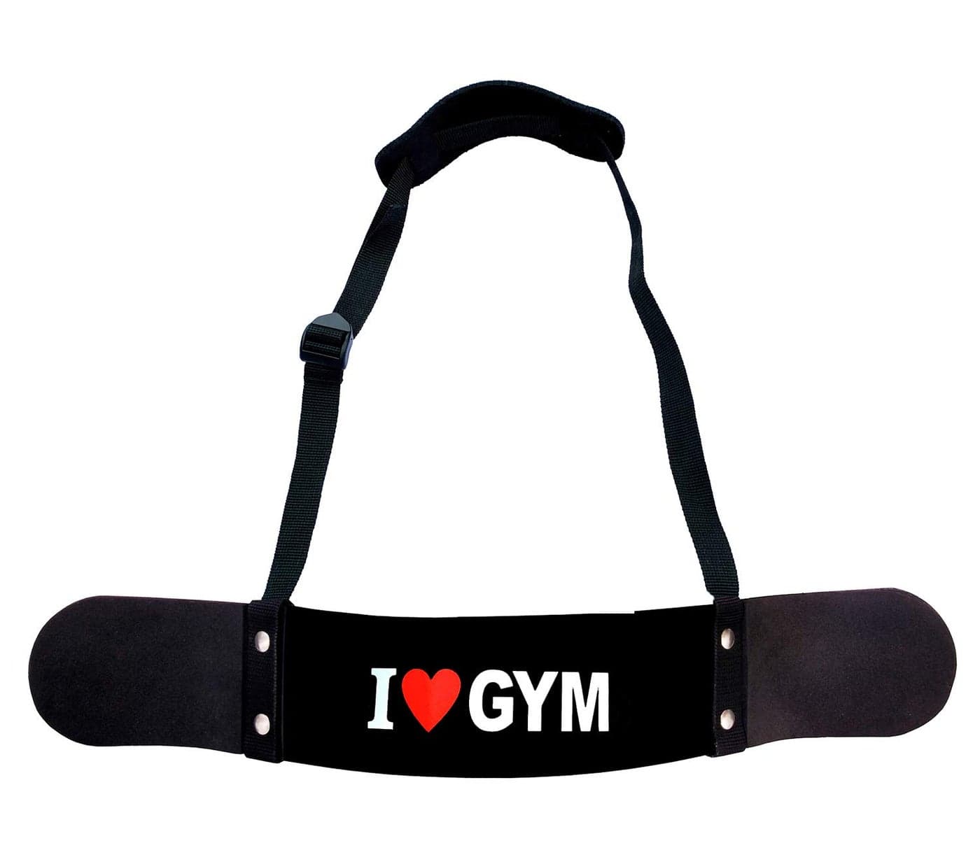 Aprodo New Arm Blaster, Biceps Muscle Workout, Heavy Duty Thick Gauge, Padded, for Men & Women (I Love Gym)
