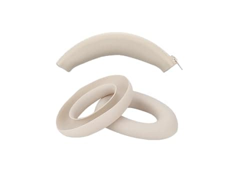 Silicone Case Cover for Sony ULT WEAR WH-ULT900N,Ear Caps Cover/Headband for Sony ULT WEAR WH-ULT900N,Anti-Scratch Accessories Soft Silicone Protector.(Cream)