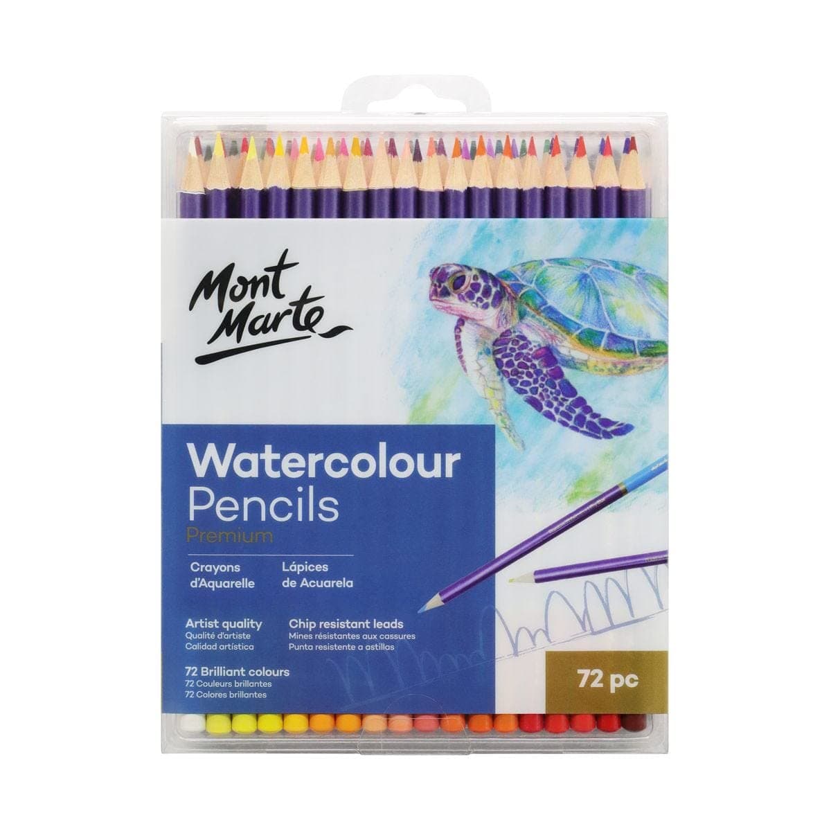 Mont Marte Watercolour Pencils 72pc