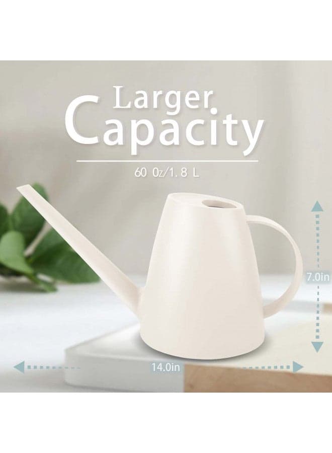 Watering Can for Indoor Plants, Small Watering Cans for House Plant Garden Flower, Long Spout Water Can for Outdoor Watering Plants 1.8L 1/2 Gallon