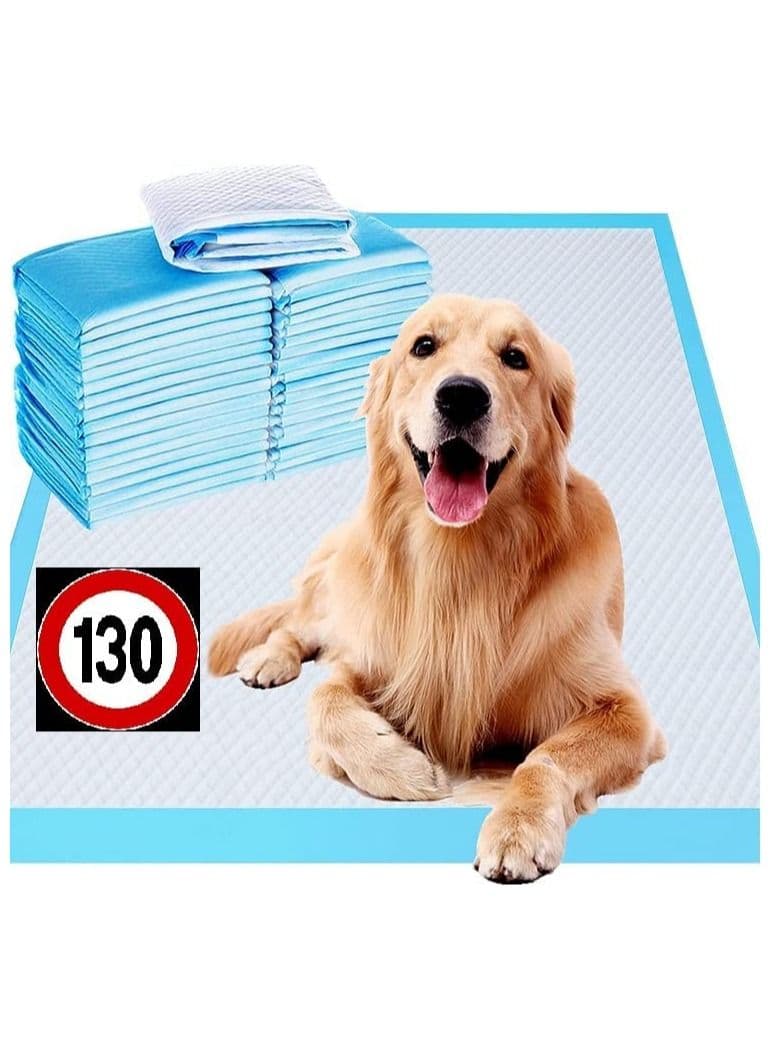 130-Pieces Packed In 13 Pouches 60 Cm X 90 Cm Xl Pet Training Pads Puppy Pads Super Absorbent