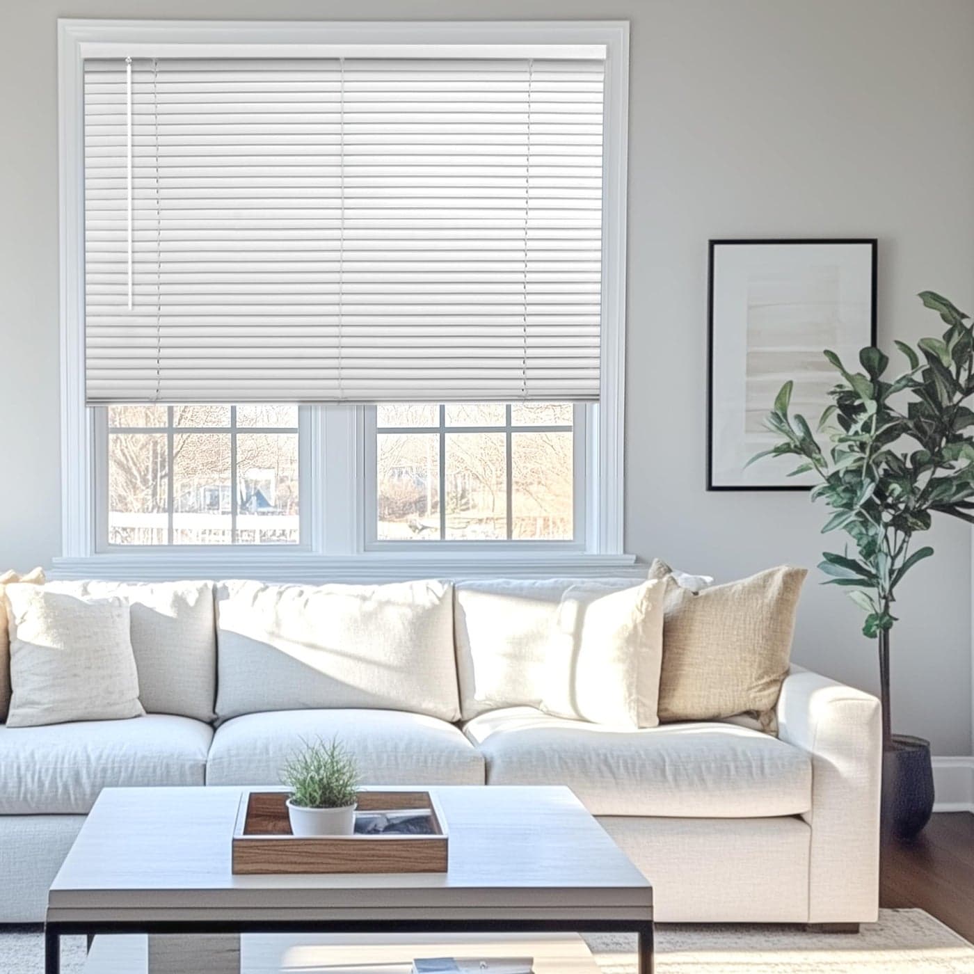 CHICOLOGY Blinds for Windows Mini Blinds Window Blinds Door Blinds Blinds Shades Camper Blinds Horizontal Window Blinds White Commercial Grade 12 W x 72 H