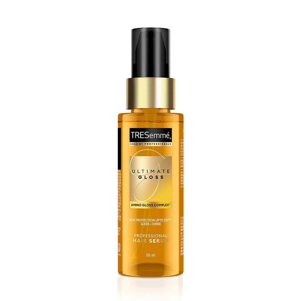 TRESemme Gloss Ultimate Ultra Shine Hair Serum 50ml with Macadamia Oil Vitamin E for Super shiny Finish