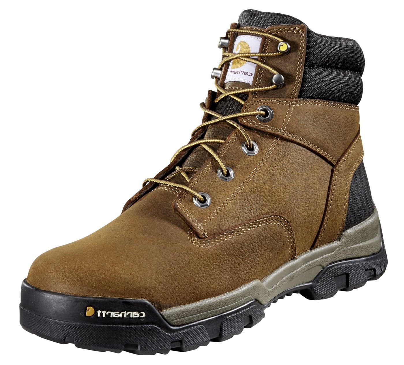 Carhartt Mens 6 Ground Force Waterproof Work Boot Composite Toe Brown 9 D