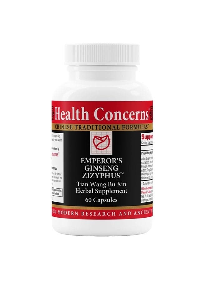 Emperor's Ginseng Zizyphus - Blood, Heart, and Energy Support - 60 Capsules