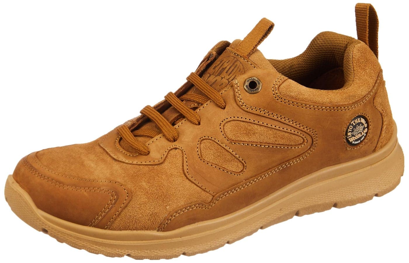 Woodland Men's Camel Nubuk OLYPLD Casual Shoes-8 UK (42EURO) (OGC 6504124)
