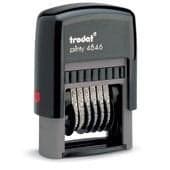 6 Band Numbering Stamp, Trodat Printy 4846, Black Ink