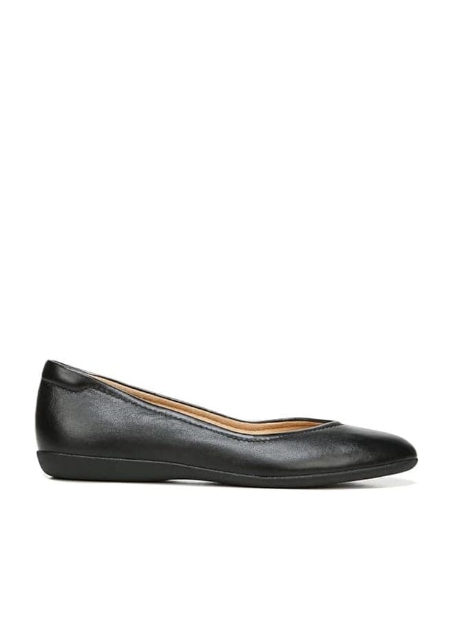 Naturalizer Women's Vivienne Ballet Flat Black Leather 9 W