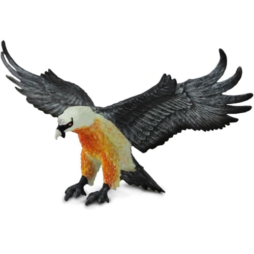 Safari Ltd Bearded Vulture Figure Realistic 55 Bird Model Educational Toy for Boys Girls and Kids Ages 3