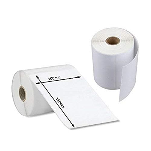 SECUREMENT Direct Thermal Barcode Labels Sticker Roll (4" x 6" - 250 Labels per Roll) (6 Rolls)