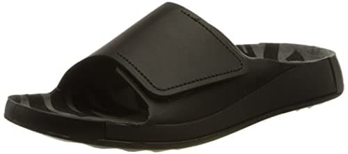 ECCO Men's Cozmo One Band Slide Sandal, Black, 13-13.5