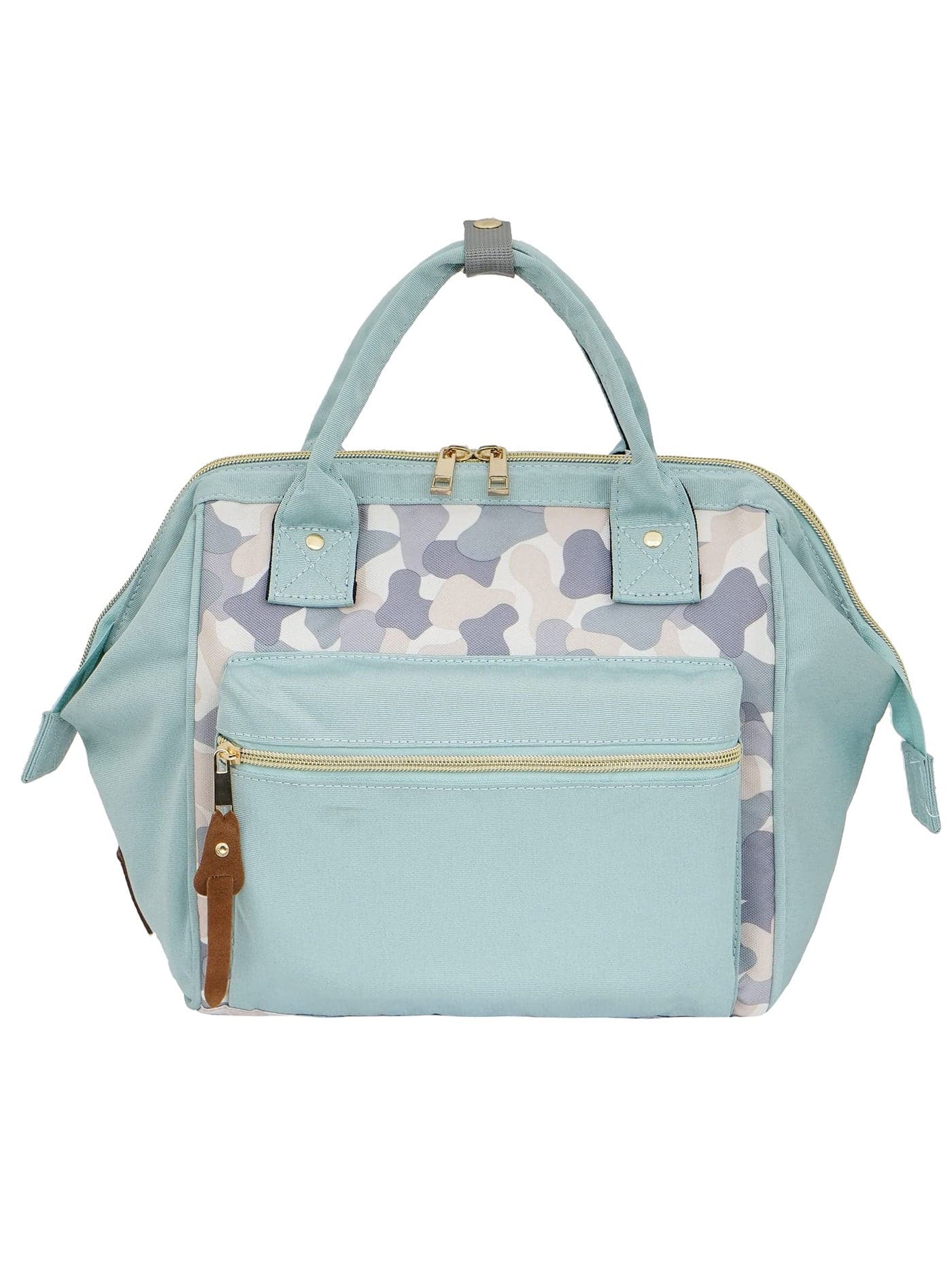 VISMIINTREND Mini Diaper Bag for Baby | Small Nappy Bags for Mother | Maternity Travel Handbag | Hospital Bags for Mom | Gift for Mom | Gifts for New Born Baby Boy Girl | Blue