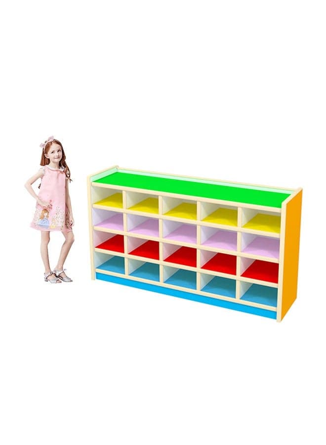 Floor Stand Storage Bookshelf Toy Clothes Cabinet Modern Wooden Organizer Shelf for Toys Wood Kids Children