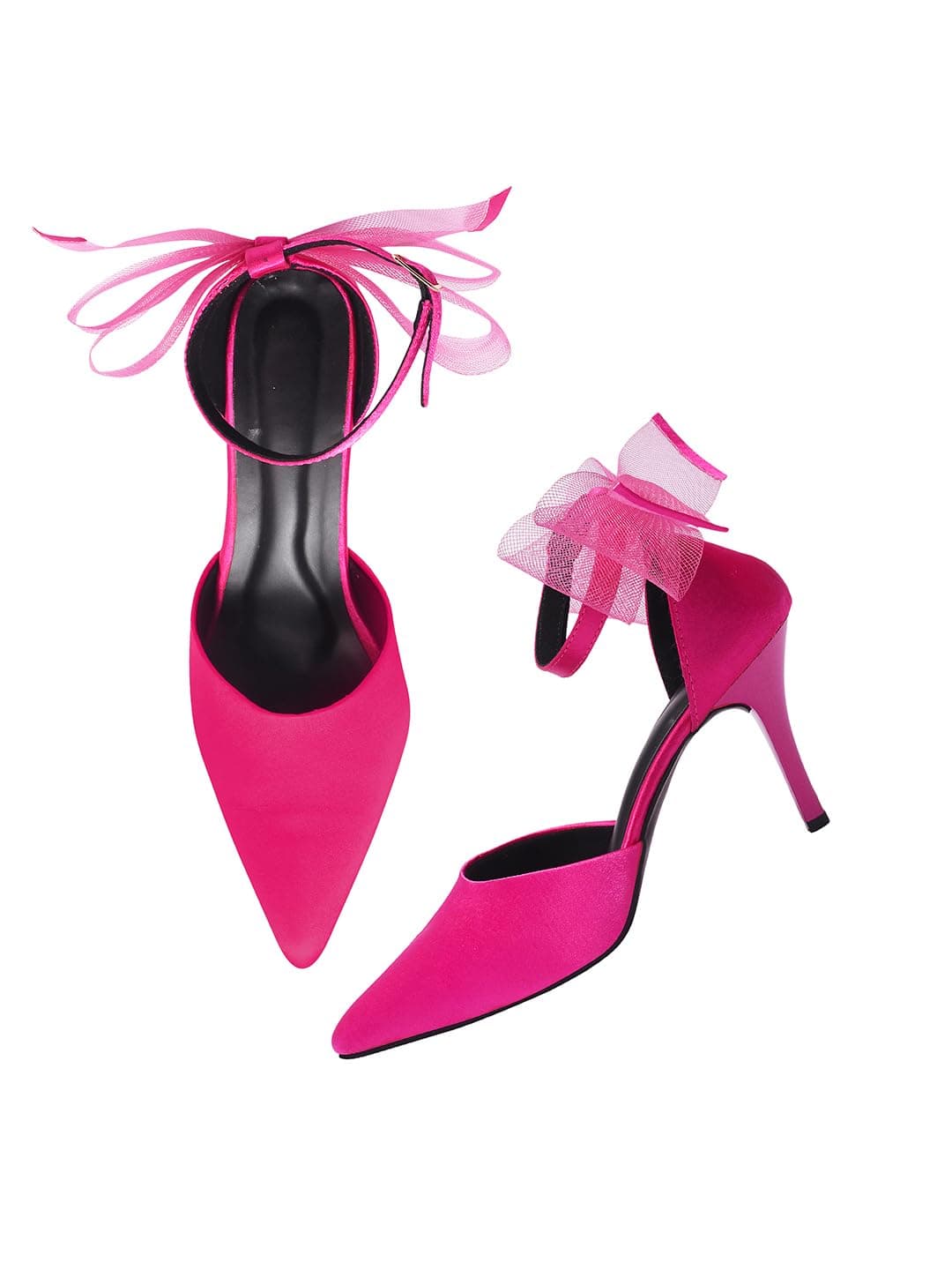TRYME Trendy Attractive Bow Perfect for Every Occasion Stilettos Pencil Heel Sandal for Womens and Girls
