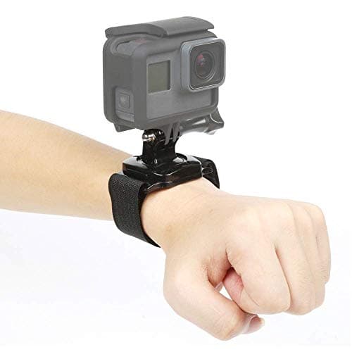 Action Pro 360-degree Rotation Wrist Strap Mount Compatible with GoPro-13/12/11/10/9/8/7/6/5/4/3+/3/Insta 360/SJCAM/YI/EKEN Action Camera