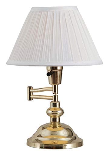 Kenroy Home 30163 Desk Lamps, Polished Brass 12.70x9.60x12.40