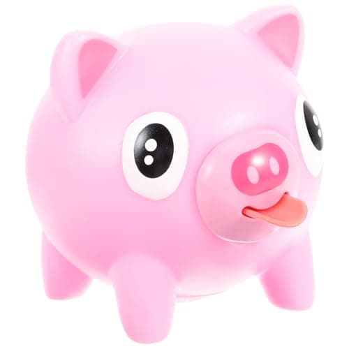 TOYANDONA Squeeze Toy for Kids Pig Tongue Stick Out Animal Tongue Out Toy Squeeze Ball for Stress Relief Fun Kids Adults Birthday Party Favors Easter Basket Goodie Bag Stocking Stuffers Pink