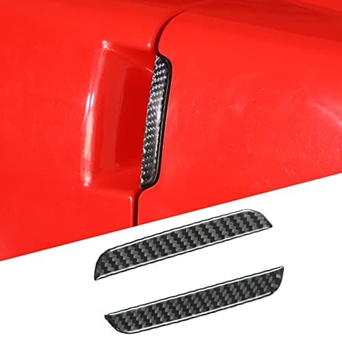 PIUGILH Car Exterior Door Handle Scratch Protector Carbon Fiber Door Handle Bowl Cover Protective Film AntiScratch Stickers Compatible with Corvette C6 Z06 ZR1 20052013 2PCS