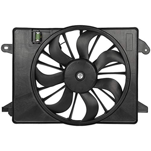SCITOO 622550 Radiator Cooling Fan Compatible for 2009-2018 for Chrysler for 300 2009-2018 for Dodge for Challenger 2009-2018 for Dodge for Charger