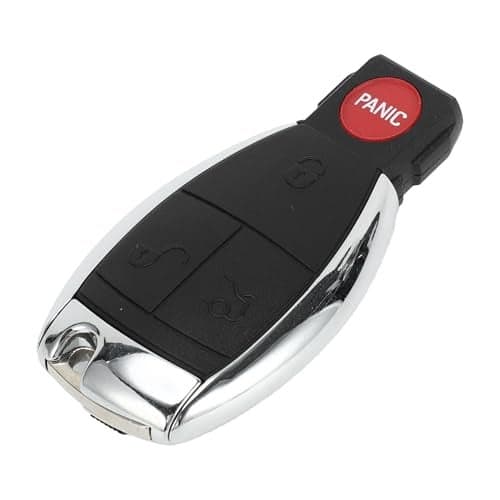 X AUTOHAUX Key Shell Case Keyless Entry Remote Key Fob Replacement for Mercedes C300 E350 E550 ML350 for AMG GL450 S550 E320 ml CL SL SLK GLK 08-11 4 Buttons