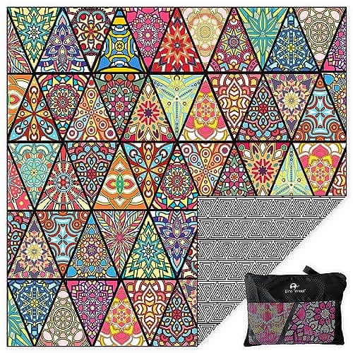 Quick Dry Towel Extra Extra Large 72x72 Inch Microfiber Beach Towel Perfect for Beach Travel Swimming Pool Yoga Hiking Camping Lightweight Fast Drying Compact for Adults Havana